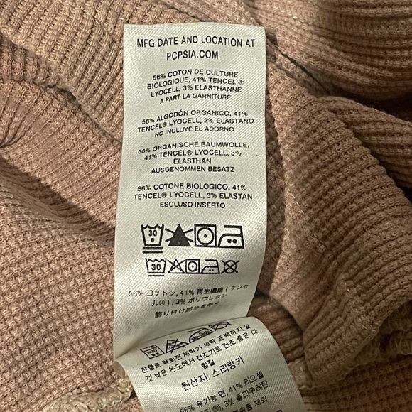 Patagonia hooded waffle tunic in tan women’s size extra small - Picture 5 of 8